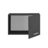 Laundreezy LDA60H38A Freisteller frontal offen Anthrazit_37-205-C0