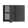 Laundreezy LDAE100H76A Freisteller frontal offen Anthrazit_37-207-C0
