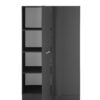 Laundreezy LDES100A Freisteller mit Sockel frontal offen Anthrazit_70-204-C0
