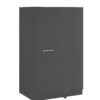 Laundreezy LDES100A Freisteller mit Sockel seitlich Anthrazit_70-204-C0