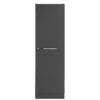 Laundreezy LDET50A mit Sockel Freisteller frontal Anthrazit_70-205-C0