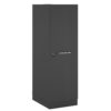 Laundreezy LDET50A mit Sockel Freisteller seitlich Anthrazit_70-205-C0