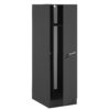 Laundreezy LDET50A mit Sockel Freisteller seitlich offen Anthrazit_70-205-C0