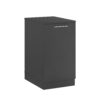 Laundreezy LDSPU50A mit Sockel Freisteller seitlich Anthrazit_72-201-C0