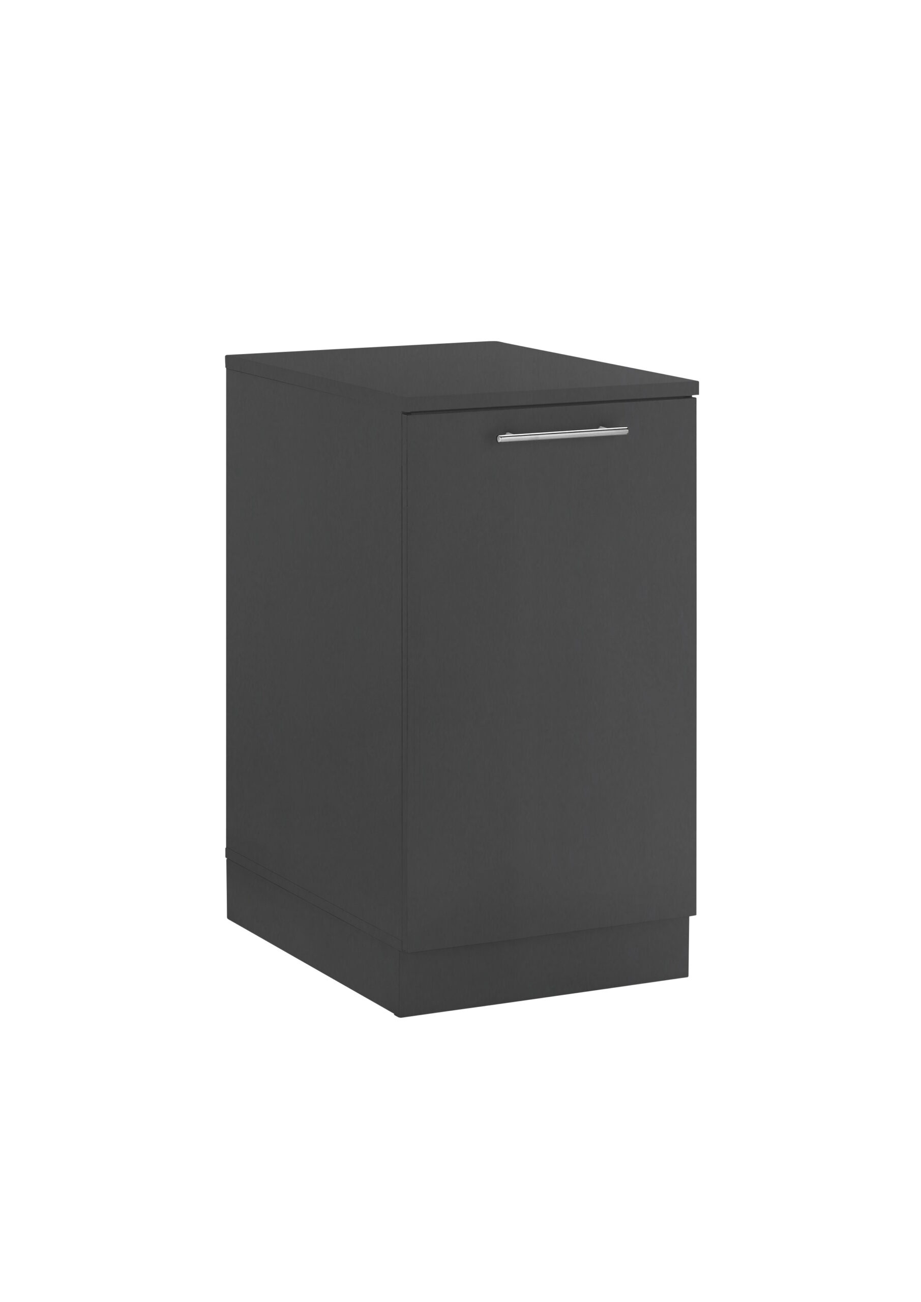 Laundreezy LDSPU50A mit Sockel Freisteller seitlich Anthrazit_72-201-C0